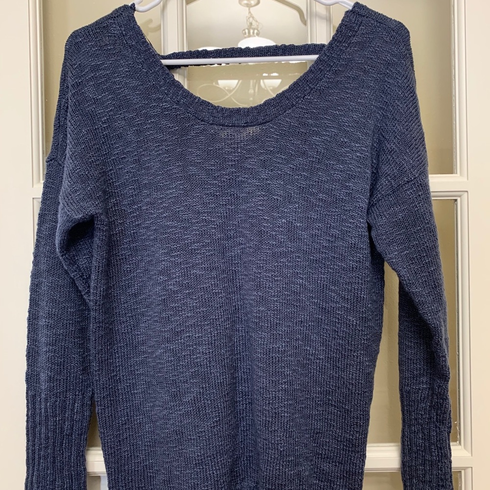 Sweater with back detailing